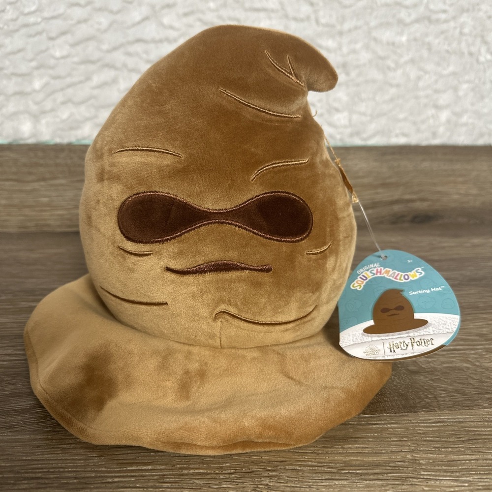 10 inch Harry Potter Sorting Hat Squishmallows Plush Cuddly Toy Stuffed Soft